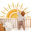 Gradient Sun Light Wall Sticker Kids Room Decor