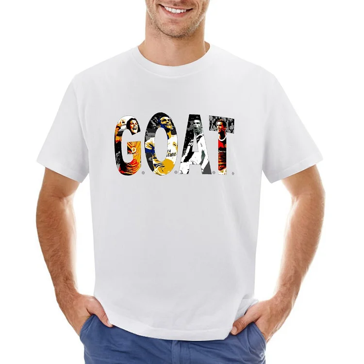 Cristiano Ronaldo Inspired Greatest Football Player of All Time Men's Soccer Culture Tee