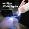 Coupe-ongles &agrave; LED pour Animaux de Compagnie