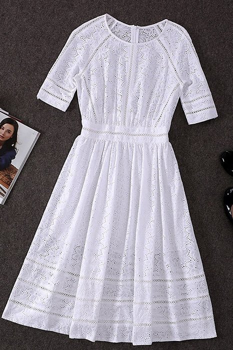 Elegant Cocktail Kate Middleton Lace Dress - Shop Trendy Women's Clothing | LoverChic