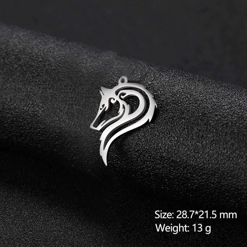 1 Piece 304 Stainless Steel Animal Pendant Jewelry Accessories