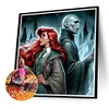 Diamond Painting -5D Full Round Drill Ariel and Voldemort(40x40cm)