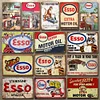 14pcs - Esso Gas Station Series - Vintage Metal Signs(8*12Inch)