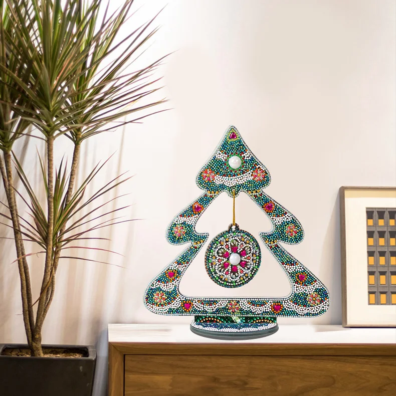 Crystal Christmas Tree Craft DIY Diamond Painting Kit Home Ornaments Gifts