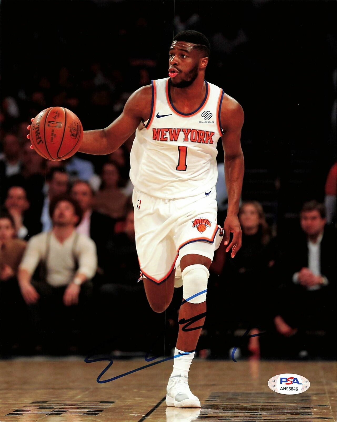 Emmanuel Mudiay signed 8x10 Photo Poster painting PSA/DNA New York Knicks Autographed Jazz