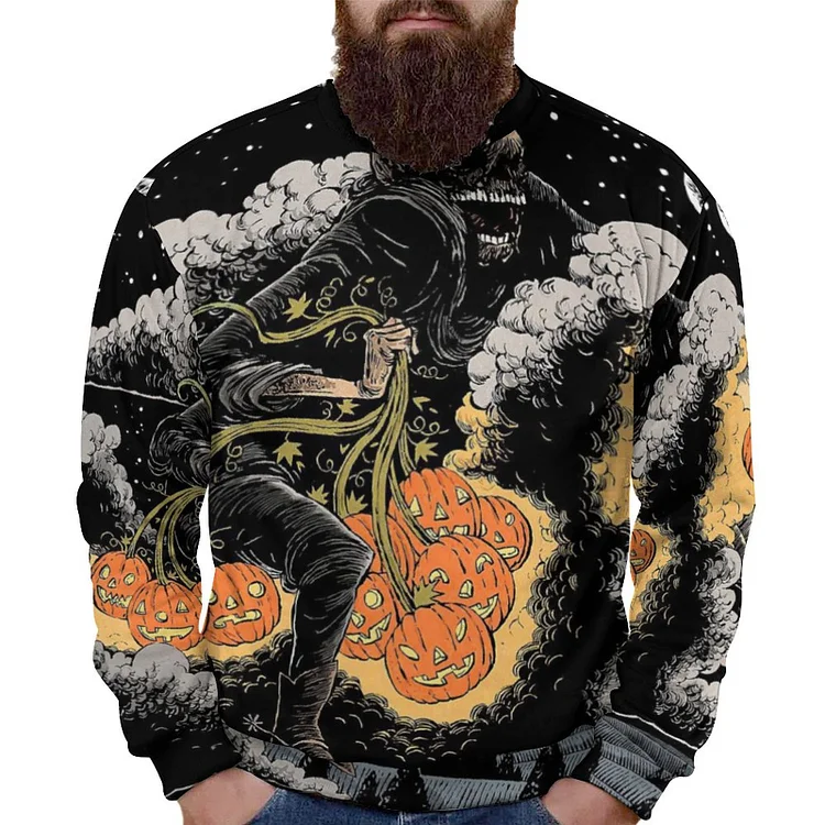 Personalized Design Women's Full Print Pullover Hoodie Full Print Halloween