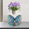 Porte-plante fleur papillon acrylique - 5d bricolage d&eacute;coration