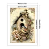 (Big Size) Bird And Birdcage - 11CT Counted Cross Stitch 40*60cm/15.75*23.62in