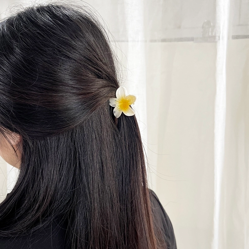 Women’s Sweet Minimalist Flower Plastic Hair Claws