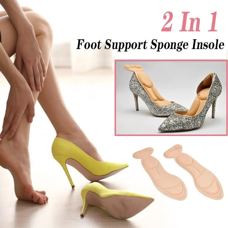 2 In 1 Sole Support High Heel Insole(2 Pairs)