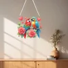 Acryl Blume Vogel Liebe - 5d DIY Handwerk Anhänger