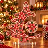 DIY Pearl Diamond Painting Acrylic Stand, Christmas Tabletop Decoration, Special Shaped Diamond Art Craft Kit for Home Decor