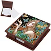 Wooden DIY Fairy Beauty 1 Diamond Painting Kit Note Box with 160 Papers Gifts