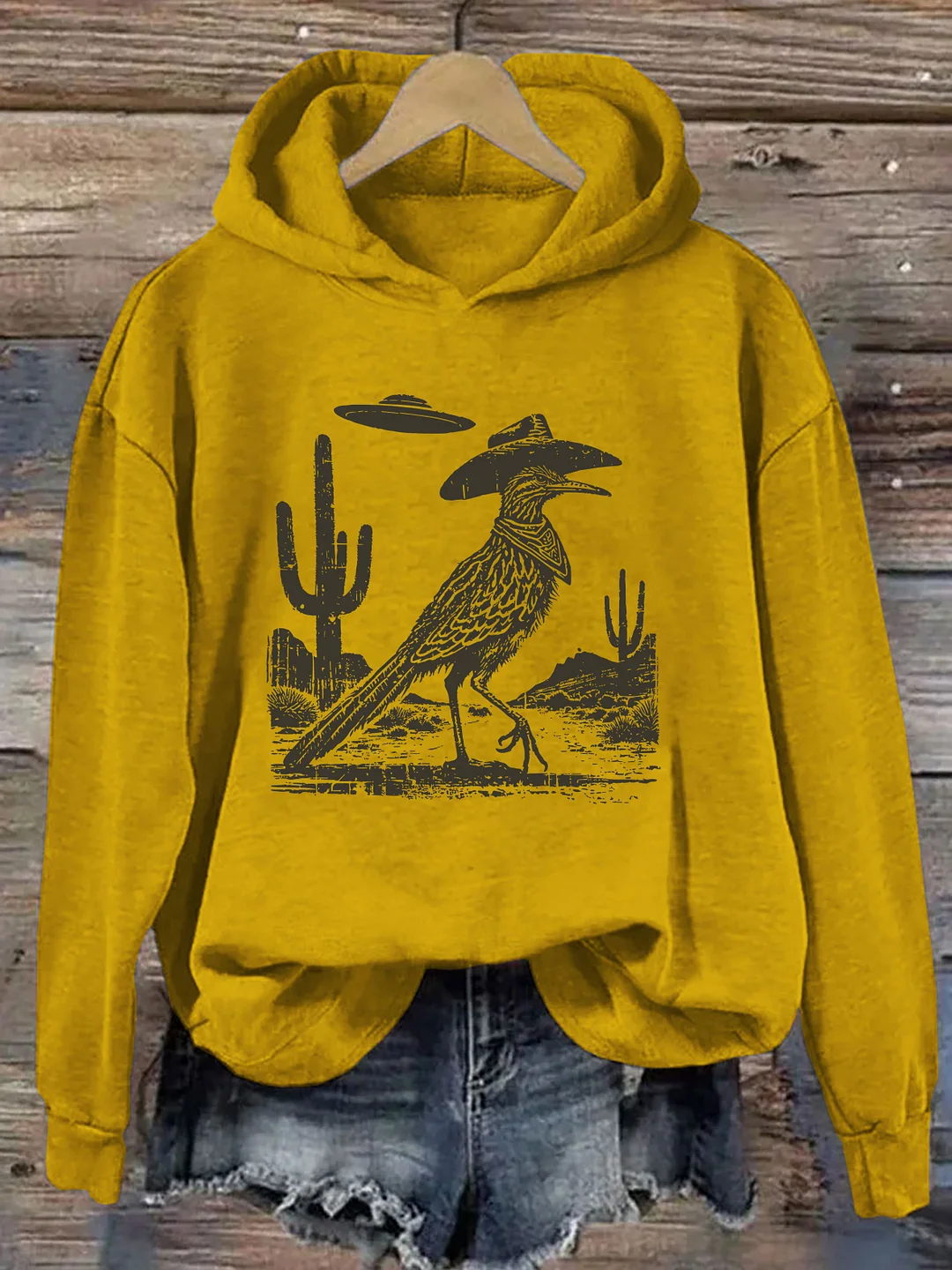 Roadrunner UFO Bird Lover Hoodie