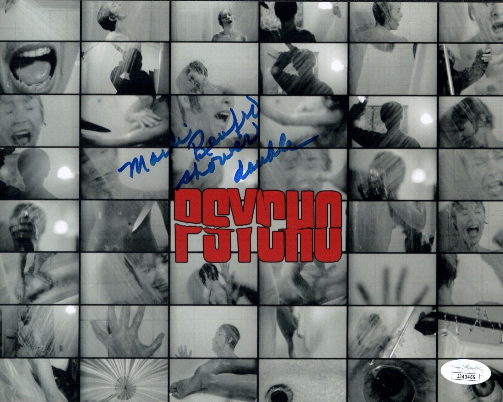 MARLI RENFRO Signed PSYCHO Shower Body Double 8x10 Photo Poster painting Autograph JSA COA Cert