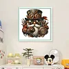 Steampunk Mechanical Gnome - 11CT Stamped Cross Stitch - 50*50cm