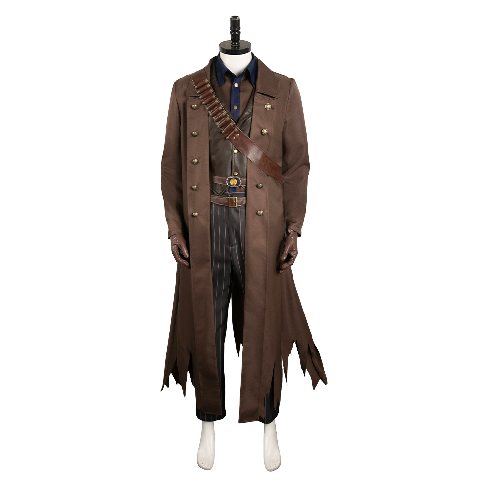 Fallout Ghoul Brown Suit Halloween cosplay costume