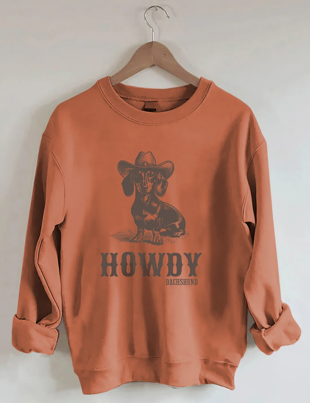 Howdy Dachshund Sweatshirt