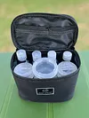 10Pcs/Set BBQ Seasoning Bottle Set with Storage Bag for Outdoor Camping Picnic