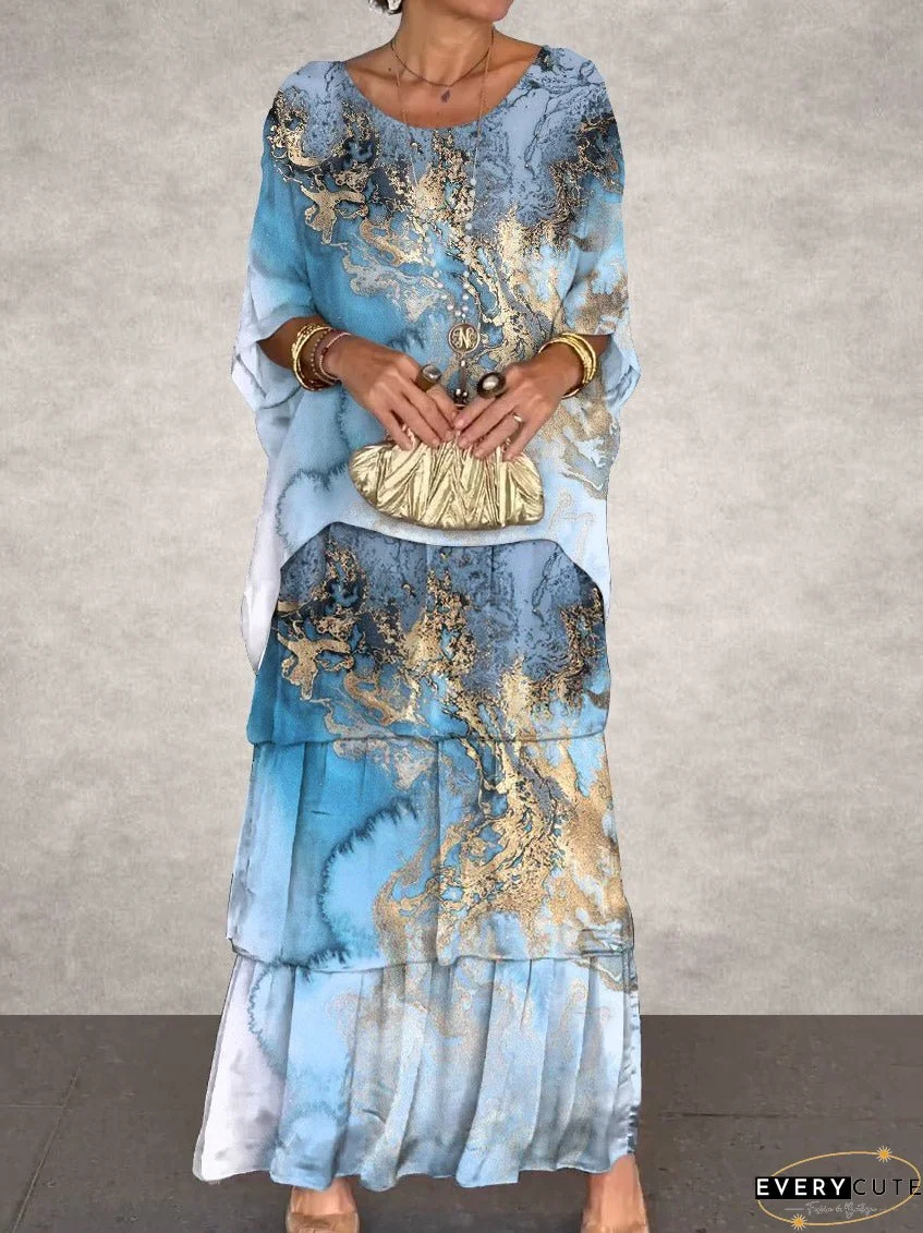 Women's Elegant Chiffon Cake Skirt