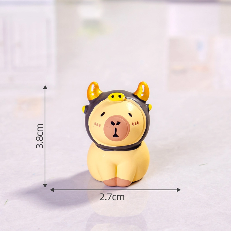 Animal Simulation Model Animal Capybara Resin Toys