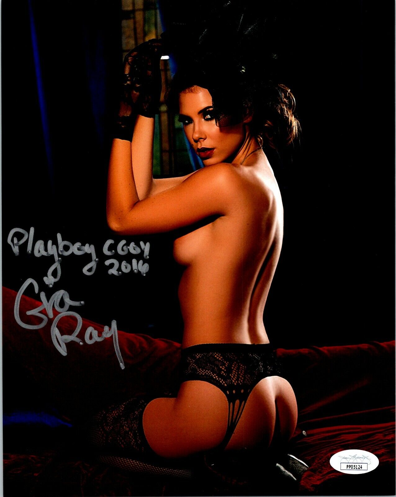 GIA RAY Authentic Hand-Signed SEXY Playboy CGOY 2016