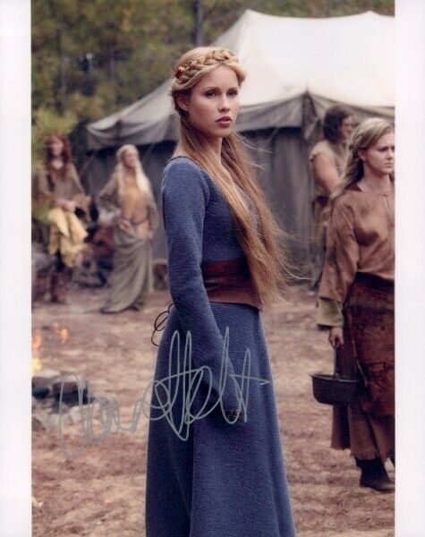 The Vampire Diaries actress Claire Holt signed 8x10 Photo Poster painting