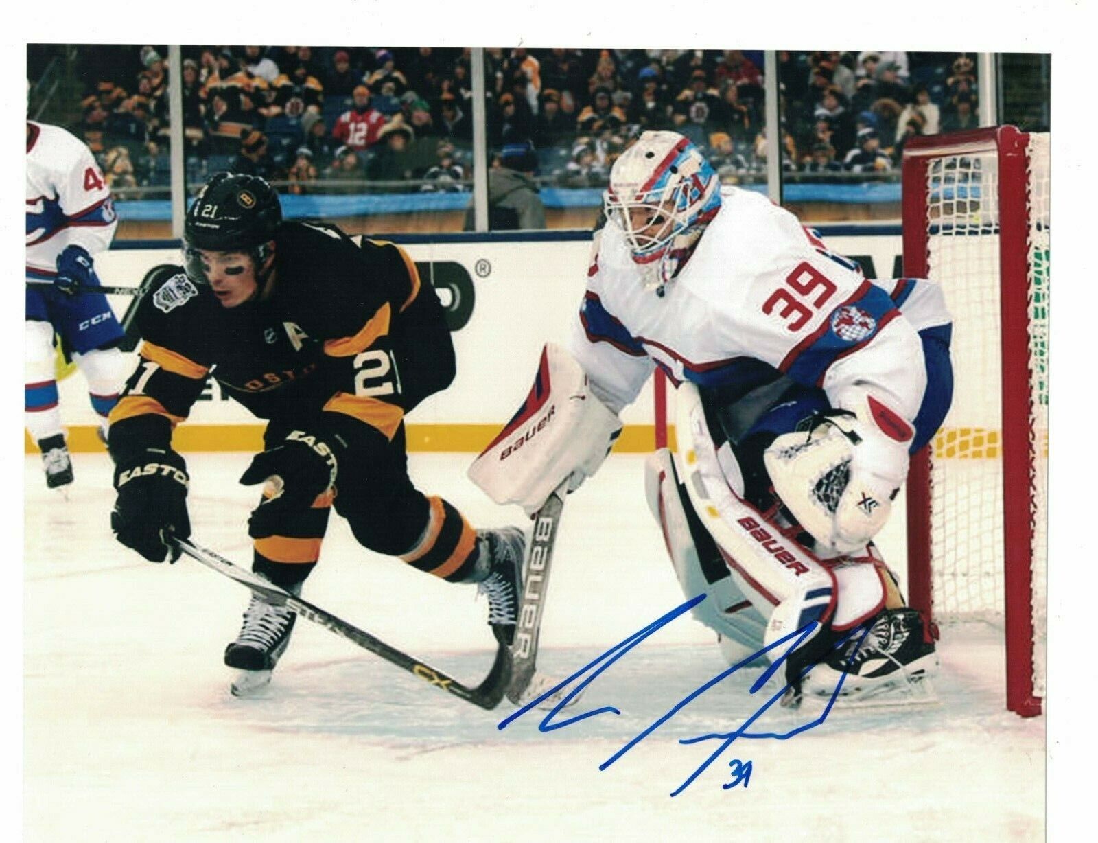 Mathieu Garon Montreal Canadiens Winter Classic Signed Photo Poster painting W/COA