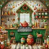 (Multi-Style) Christmas House-11CT Stamped Cross Stitch 50*50cm