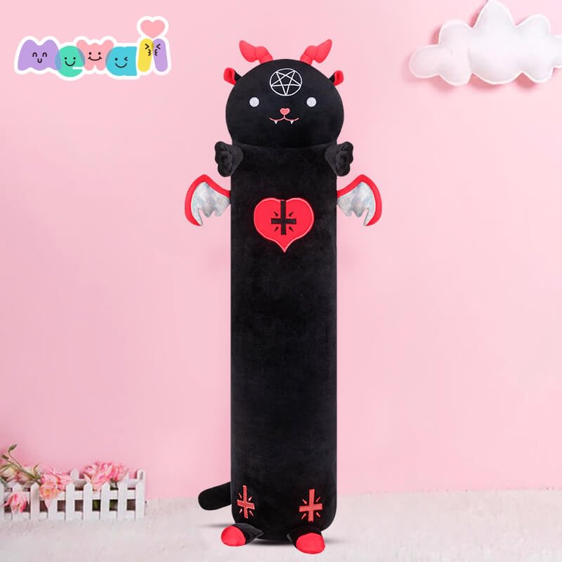 Mewaii Design Original Chèvre Noire Animal en Peluche Kawaii Oreiller en peluche Jouet Squishy