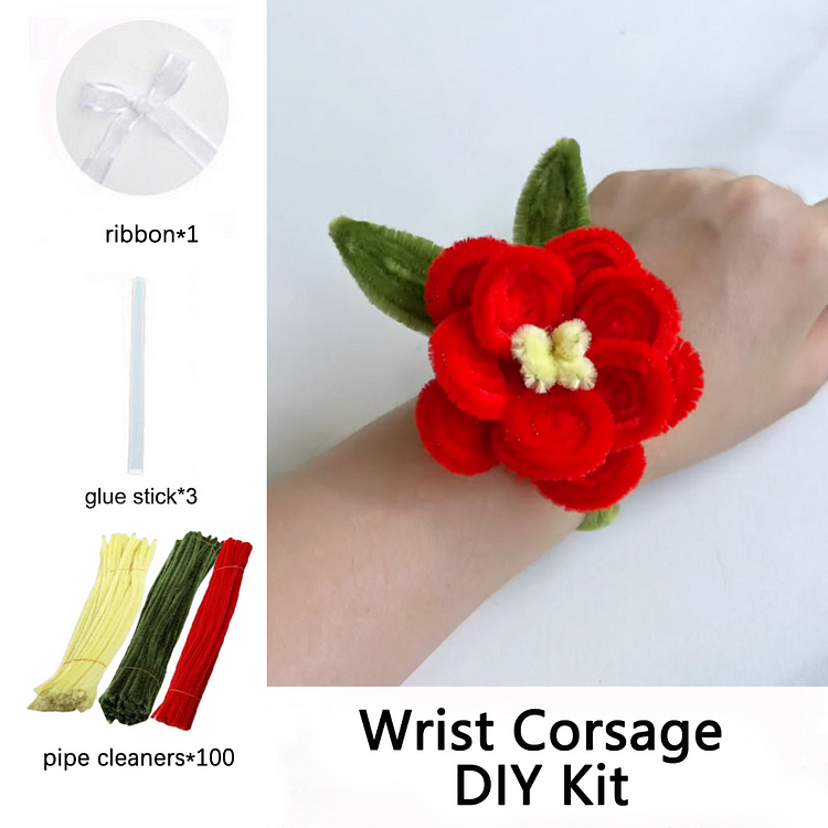 DIY Pipe Cleaners Kit - Wrist Corsage