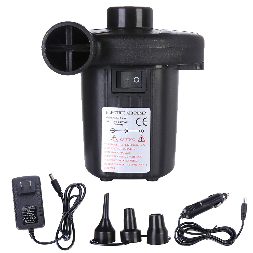

Electric Air Pump 150W Outdoor Inflatable Airbed Boat Yoga Ball Inflator, 501 Original