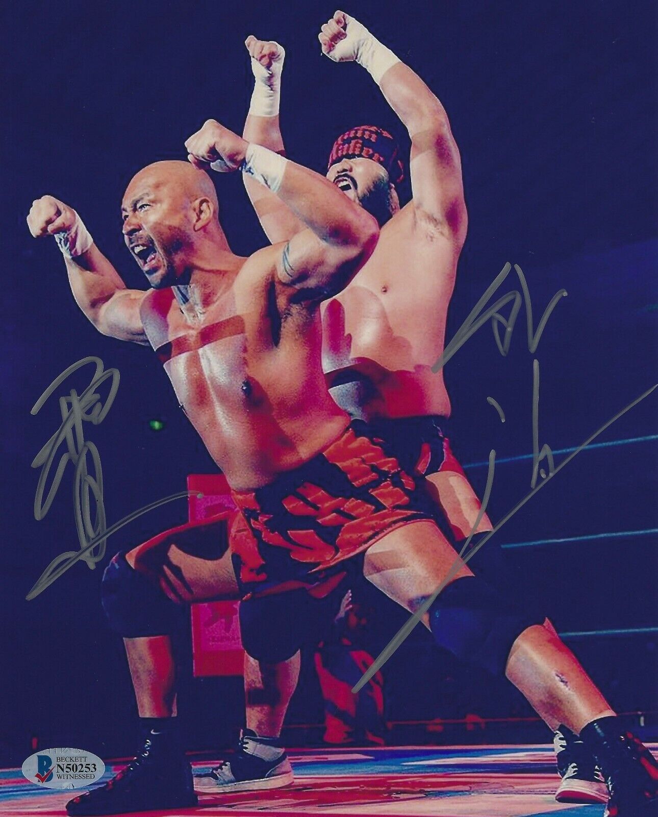 Gedo & Jado Signed 8x10 Photo Poster painting BAS Beckett COA New Japan Pro Wrestling Picture 5