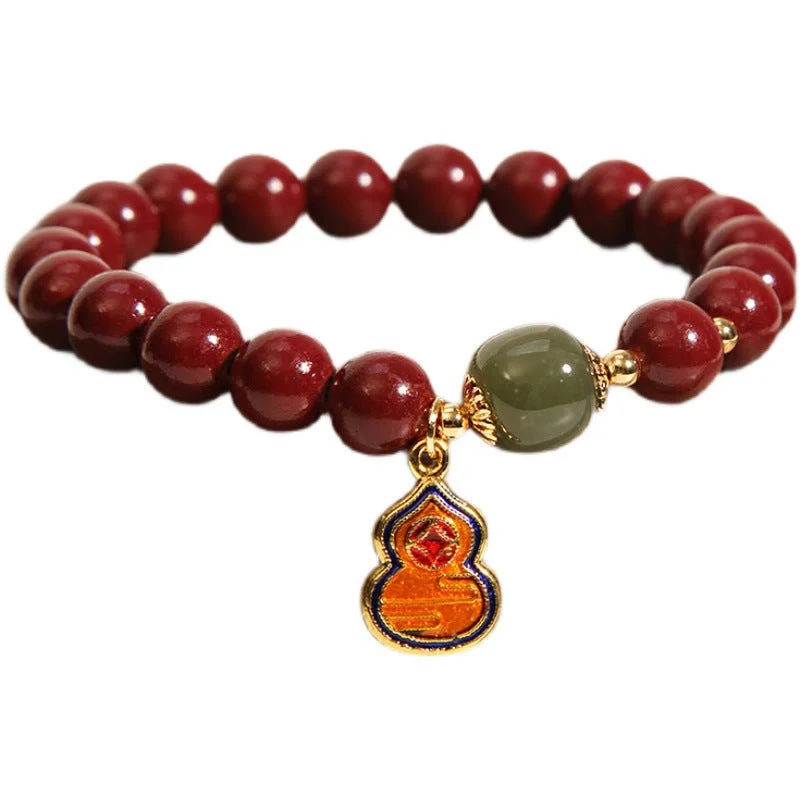 Cinnabar Gourd Buddha Protection Bracelet