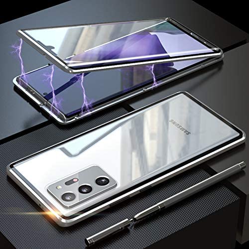 Upgraded Two Side Tempered Glass Magnetic Adsorption Phone Case for Samsung Galaxy Note20 Note20Ultra