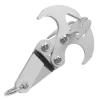 Stainless steel outdoor climbing hook gravity hook stainless steel survival folding escapement hook