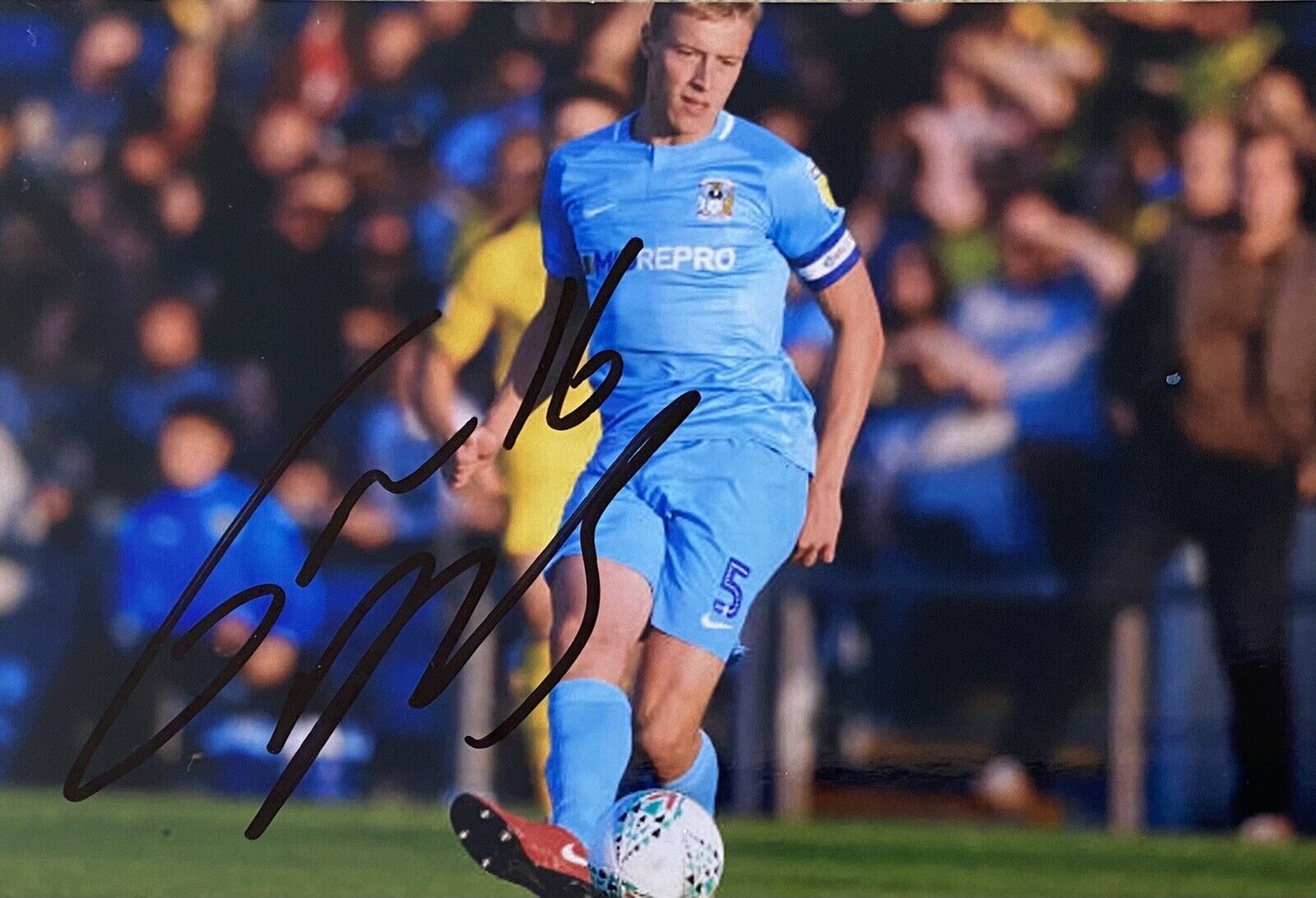 Tom Davies Genuine Hand Signed Coventry City 6X4 Photo Poster painting