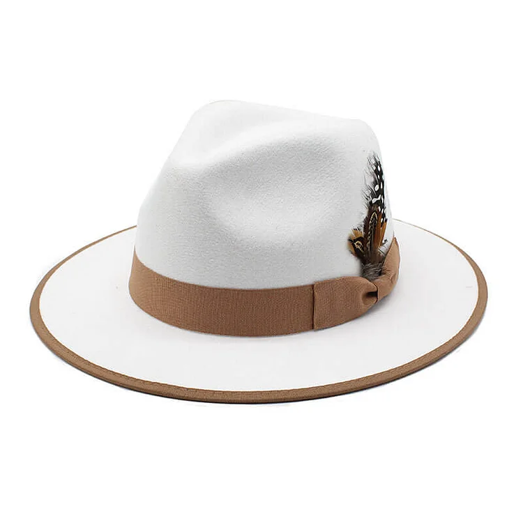 Klassischer Fedora-Hut aus Wolle