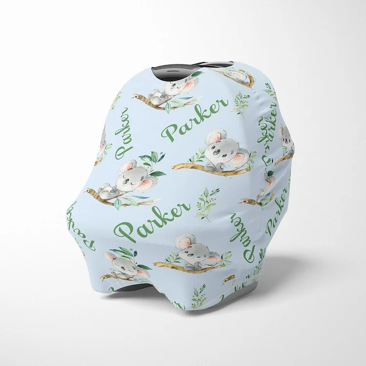 Personalized Baby Koala Car Seat Canopy| Canopyl83