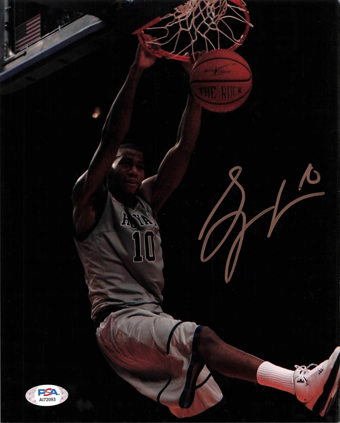 GREG MONROE signed 8x10 Photo Poster painting PSA/DNA Georgetown Hoyas Autographed