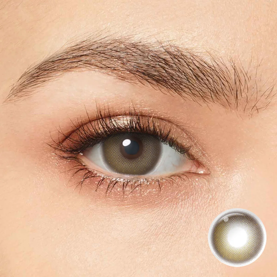 Joyce Glossy Brown Contacts