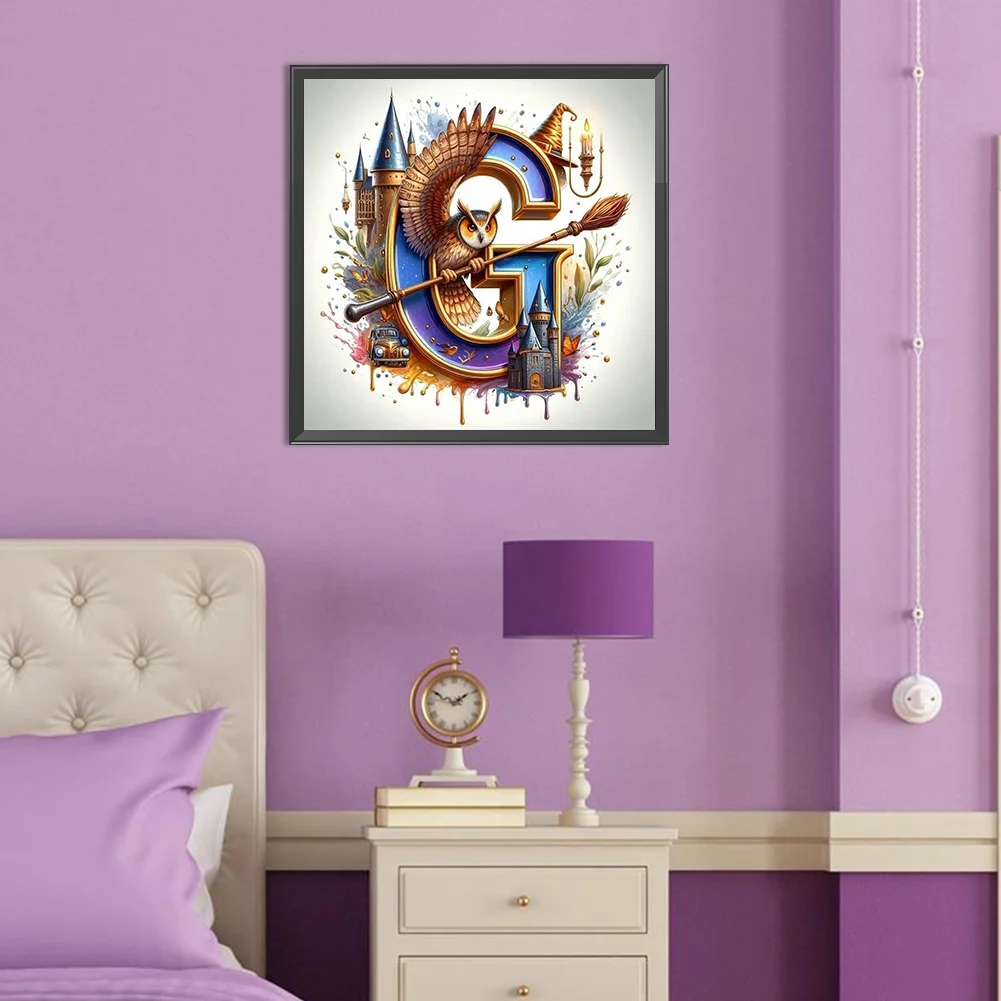 Diamond Painting - Full Square Drill - Harry Potter Letters(Canvas|35*35cm)