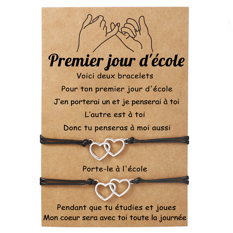 2PCS Ensemble de Bracelets Pissenlit - Cadeau Rentrée Scolaire