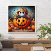 Diamond Painting-DIY Full Round Drill Halloween Skull(40*40 CM)