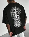 Vegvisir Viking Tree Traditional Vegvisir Historical Sun Stock Tshirt by Inlyline