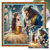 (Multi-Style) Beauty And The Beast-14CT Stamped Cross Stitch 50*50cm/19.69*19.69in