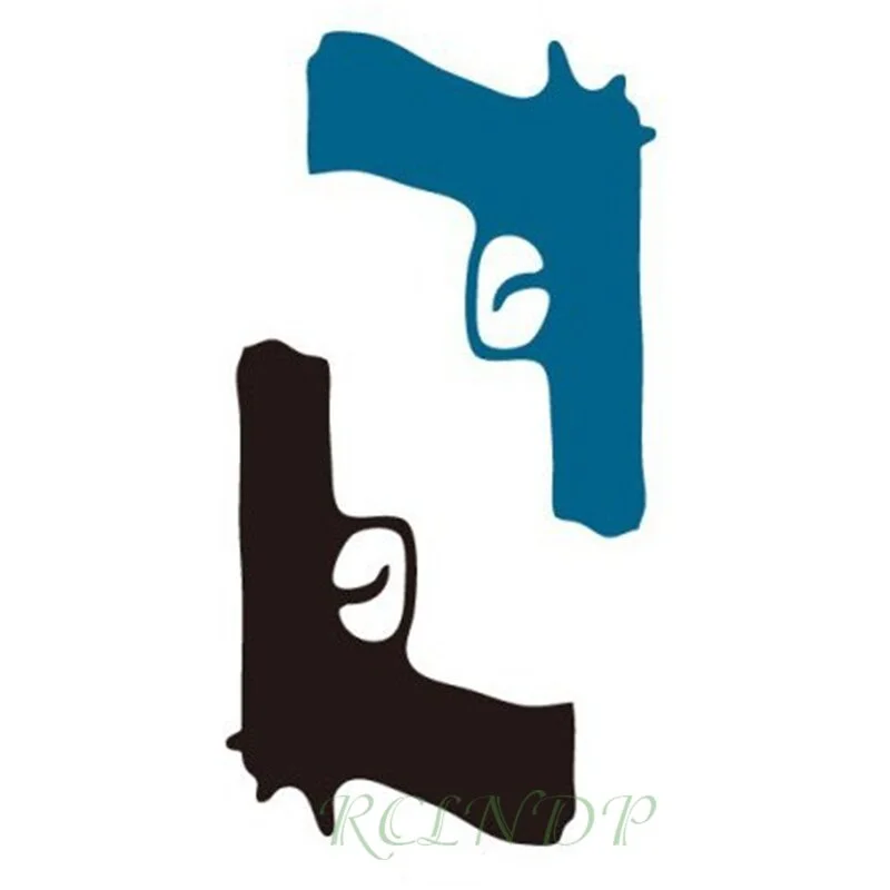 Waterproof Temporary Tattoo Sticker on Body Sexy Lace Pistol Gun Tatto Stickers Flash Tatoo Fake Art Tattoos for Girl Women Men
