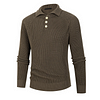 Men's Fashion Knitted Polo Shirt Casual Sweater by Inlyline