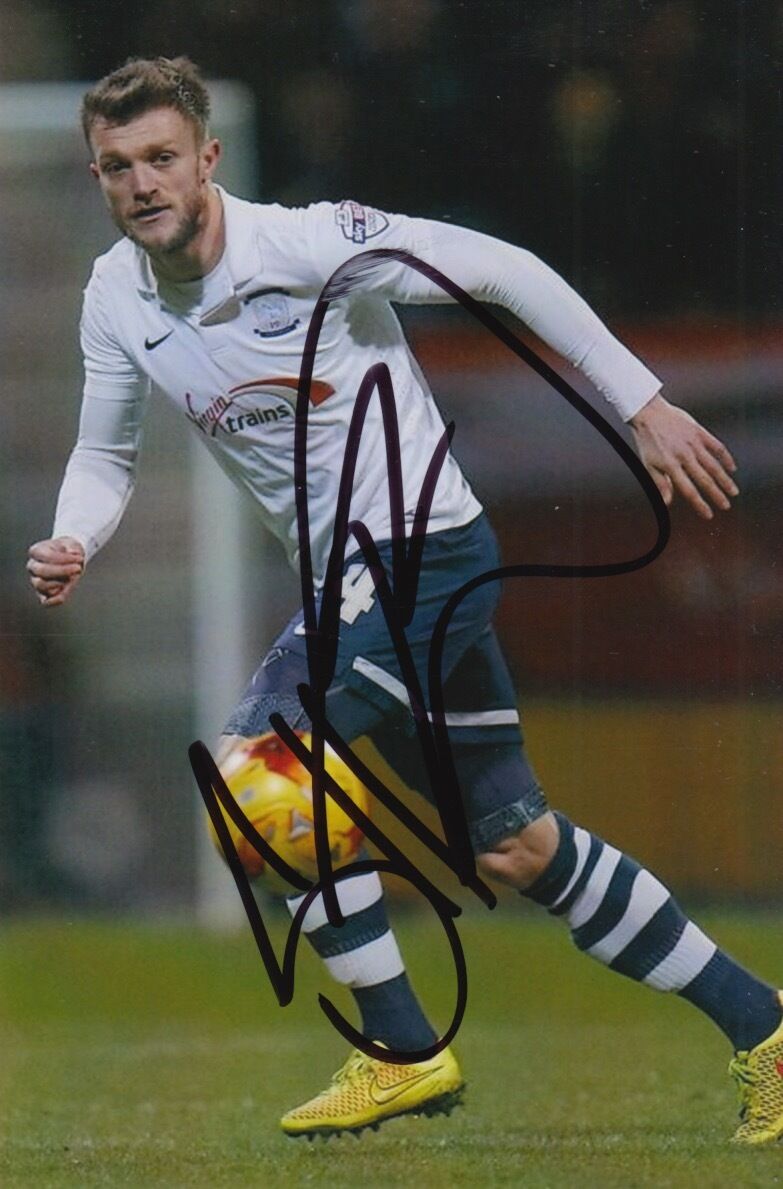 PRESTON NORTH END HAND SIGNED SCOTT WISEMAN 6X4 Photo Poster painting 1.