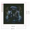 （AB/Round Drills)Black Panther-Full Diamond Painting 40*40CM